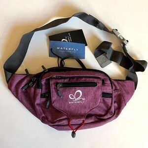 NWT Waterfly Purple Utility Multi-pocket Waist
Bag